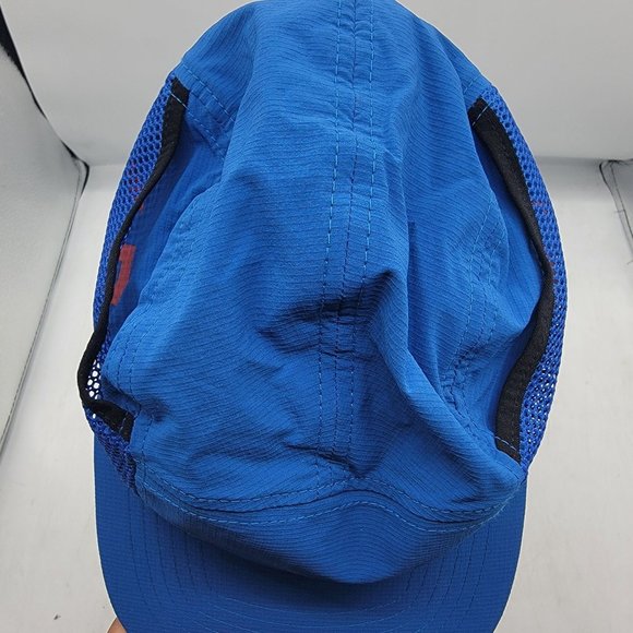 Fox Racing Sample Blue Athletic Hat Outdoors Casual Lightweight Comfort - Picture 6 of 10